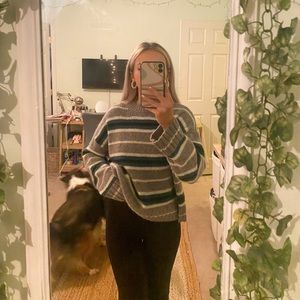 pacsun LA hearts striped sweater